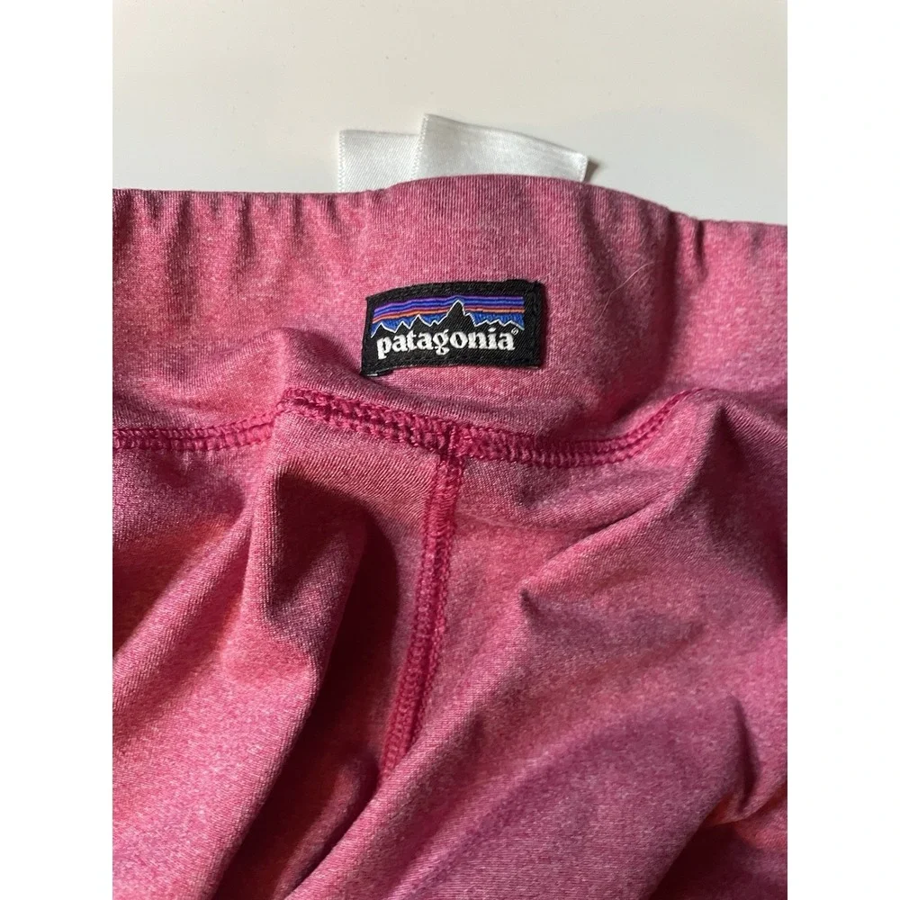 Patagonia  Baselayer Girls Leggings Pink Sz Medium - Large 11
